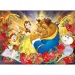 Frumoasa și Bestia 2 în 1 puzzle de 108 piese și carte de colorat 50x35cm - Lisciani