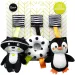 GaGaGu: Jucării de pluș cu logo - Raton, gogoșă și pinguin