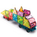 Geomag: Magnetic Tiles Gems set de cuburi magnetice pentru vehicule, 24 de piese