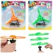 Go Play set de joc lansator de elicopter cu elice, disponibil în mai multe culori, 1 buc.