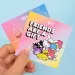 Hello Kitty Cutie Box cu figurină și autocolante.