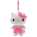 Hello Kitty breloc de pluș pentru geantă, 12 cm - roz