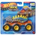 Hot Wheels Monster Trucks: Big Rigs Motosaurus cu șase roți, camion de tractare 1/64 – Mattel