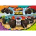Hot Wheels Monster trucks 2 x puzzle maxi de podea cu 60 de piese, 50x35cm - Lisciani