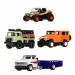 Hot Wheels: Set de 4 mașinuțe Premium Extreme Off-Road - Mattel