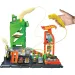 Hot Wheels: Stație de încărcare oraș set de pistă cu 1 mașinuță - Mattel