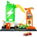 Hot Wheels: Stație de încărcare oraș set de pistă cu 1 mașinuță - Mattel