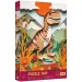 Imperiul dinozaurilor Aventurile lui T-Rex puzzle de 160 piese - Trefl