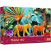 Jubileu de 40 de ani - Artă din hârtie: Puzzle Junglă cu 160 de piese - Trefl