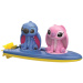 Jucărie de baie Stitch și Angel cu placă de surf - Clementoni baby