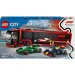 LEGO® City: Camion F1® cu mașinile RB20 și AMR24 F1® (60445)