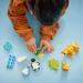 LEGO® DUPLO®: Familii de animale sălbatice: Pinguini și lei (10442)