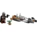 LEGO® Star Wars™: Motocicleta speeder a Mandalorianului și Grogu (75436)