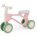 LENA: Motocicletă mică roz pastel, acționată cu picioarele