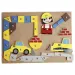 LENA: Set de joc cu placa de plută și ciocan - Construcții