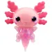 Let’s Glo Axolotl, tovarăș de apă strălucitor, culoare roz