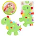 Little Stars: Jucărie de dentiție cu dinozauri, bavetă cu zornăitoare
