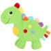 Little Stars: Jucărie de dentiție cu dinozauri, bavetă cu zornăitoare