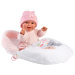 Llorens: Chloe, păpușă care plânge, de 38 cm, cu sac de dormit.
