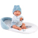 Llorens: Liam, păpușă plângătoare de 38 cm, cu sac de dormit