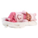 Llorens: Mimi, păpușă de 42 cm care plânge, cu port-bebe alb