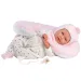 Llorens: Mimi păpușă de 42 cm cu sunet, cu pernă de burtă