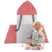 Llorens: Mimi, păpușă plângătoare de 42 cm cu port-bebe cu stele