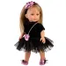 Llorens: Papusa Elena de 35 cm în rochie neagră.