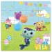 Luna: Puzzle magnetic cu model căsuța lui Gabi, 3x20 piese