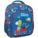 Luna: Rucsac pentru grădiniță Must Team cu dinozauri, rotunjit, cu 2 compartimente, 27x10x31cm