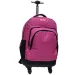 Luna: Rucsac școlar pe roți Must Team Pink cu 3 compartimente, 31x24x45cm