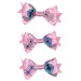 Luna: Set de 3 agrafe de păr cu fundiță Lilo &amp; Stitch