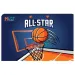 Luna: Suport de birou cu model de baschet Must Team, 43x29 cm