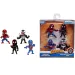 Marvel: Set de 4 figurine metalice Spider-Man 6,5 cm - Simba Toys