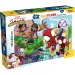Marvel Spidey 2 în 1 maxi puzzle de 24 de piese și carte de colorat 70x50cm - Lisciani