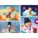 Mașa și ursul Mașa explorează lumea Puzzle maxi de podea cu 24 de piese 70x50cm - Lisciani