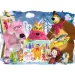 Masha și ursul pictând cu prietenii, puzzle maxi de podea cu 60 de piese, 70x50cm - Lisciani