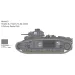 Mașină de model Italeri 1/56 Char B1 Bis