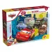 Mașini 2 în 1 maxi puzzle de 24 piese și carte de colorat 70x50 cm - Lisciani