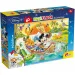 Mickey Mouse 2 în 1 puzzle maxi cu 60 de piese și carte de colorat 70x50cm - Lisciani
