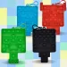 Minecraft Bubblers Mini Pop-it surpriză breloc 1buc