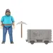 Minecraft: Filmul - Set de joacă Steve și vagonetul de mină - Mattel