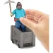 Minecraft: Filmul - Set de joacă Steve și vagonetul de mină - Mattel