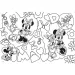 Minnie Mouse 2 în 1 maxi puzzle 2x24 piese și carte de colorat 50x35cm - Lisciani