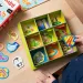 Montessori: Colecție de jocuri cu animale fericite, set de 67 piese - Lisciani