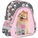 My Little Friend Sweet Pomeranian rucsac pentru grădiniță cu cățel, 28x25 cm