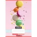 Nebulo: Caiet cu pătrățele cu model de macarons A/5 27-32