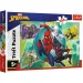 Omul-Păianjen și prietenii săi puzzle de 100 piese - Trefl