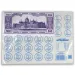 Pachet de bani de jucărie din hârtie și monede decupabile