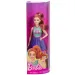 Păpușă Barbie Fashionista stilată, cu păr roșcat și fustă mov - Mattel
